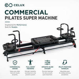 Máquina <span class=keywords><strong>de</strong></span> Entrenamiento Celux <span class=keywords><strong>de</strong></span> Alta Calidad <span class=keywords><strong>para</strong></span> Yoga, Tres Niveles, Supermodel, <span class=keywords><strong>de</strong></span> Aluminio Negro, <span class=keywords><strong>para</strong></span> Pilates Reformer, Portátil y Resistente - Product Image 1