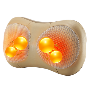 Almohada de Masaje Eléctrico para Cuello y Espalda, con Calor <span class=keywords><strong>Shiatsu</strong></span>, 2 Niveles de Intensidad, Control Manual con Cable, para el Cuerpo, Éxito de Ventas en Amazon - Product Image 2