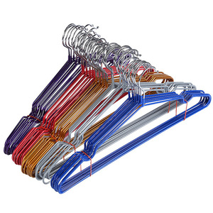 Vente en gros <span class=keywords><strong>de</strong></span> cintre en fil métallique pour linge enduit <span class=keywords><strong>de</strong></span> PVC antidérapant - Product Image 4