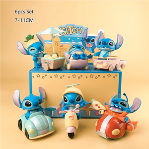 Venta al Por Mayor 10 Figuras Miniatura Sorpresa de Stitch de Anime Dibujos Animados de PVC de 4-6cm Caja Ciega Figura de Acción de Stitch para Decoración - Product Image 6