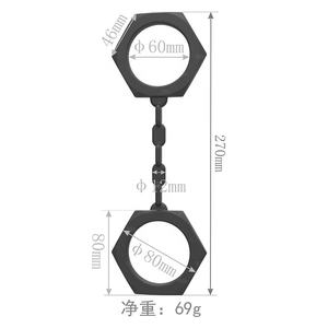 Esposas sexuales de silicona médica de alta calidad, muñequeras sexis, juguetes para adultos, equipo de Bondage, juguetes de juego de rol de esclavo SM para parejas, Sexo - Product Image 5