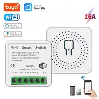 Interruptor de Circuito Inteligente WiFi Mini Tuya con Aplicación de Voz Inteligente Integrada para Controlar el Interruptor