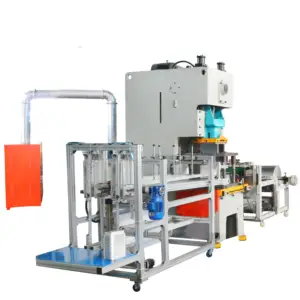 Aluminum Foil Container Lid Making Machine Aluminum Foil Food Container Making Machine Automatic