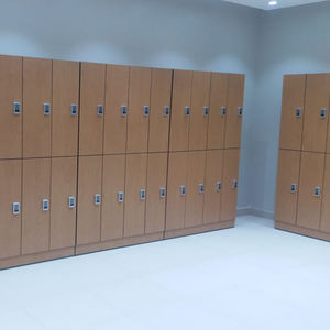 Заводской шкафчик HPL для хостела, двухдверный шкаф для спа, компактный шкафчик для спортзала, коммерческий шкафчик для гольфа для клуба - Product Image 4