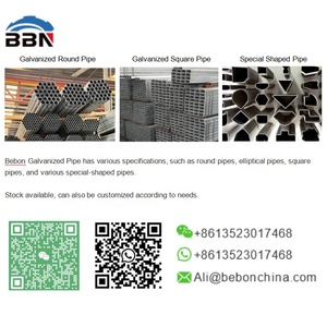 Tubería galvanizada de inmersión en caliente, tubo cuadrado rectangular de acero al carbono hueco, 20x40, 40x60, 80x80, SHS - Product Image 6