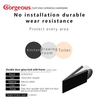 Magnifique bouchon de porte en caoutchouc amovible, bouchon de cale de porte en silicone