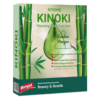 10 Patchs Détoxifiants aux Herbes par Boîte – Nettoyage des Pieds, Patchs Détox au Gingembre et au Sel, Kinoki