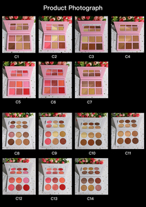 Großhandel Gesichts-6-Farben-Rouge-Palette Anbieter Natürliches Kompakt-Make-up Rosa Gepresstes Puder-Rouge Private Label - Product Image 6