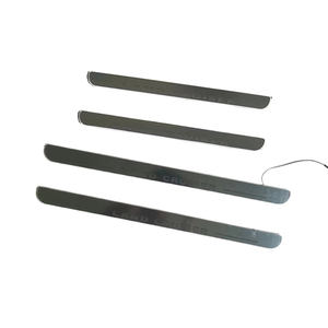 Plaque <span class=keywords><strong>de</strong></span> <span class=keywords><strong>seuil</strong></span> <span class=keywords><strong>de</strong></span> porte LED Wodisi pour Land Cruiser 2008-2021, marchepied en acier inoxydable avec LED TY0345 pour LC200 - Product Image 2