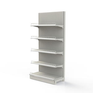 Étagères de supermarché double face Leke, rayonnage de magasin, étagère de supermarché noire, gondole pour magasin, rayonnage de supermarché - Product Image 2