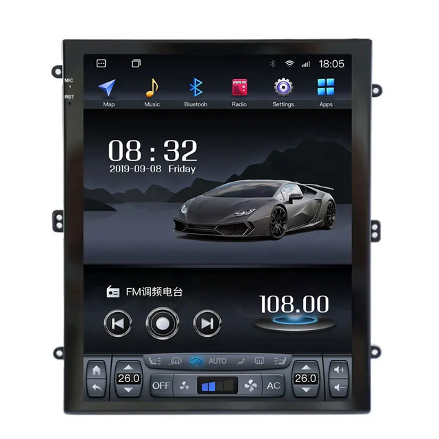 High-Definition 9.7-Inch Touch Screen Car Player Universal Car Stereo DVD Player Android Auto Voice Control Mirror Link
