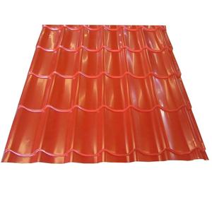 Tuile de toiture en acier galvanisé ondulé enduit de couleur Ppgi de haute qualité Z30 tôle de toiture prépeinte en <span class=keywords><strong>zinc</strong></span> ondulé - Product Image 1