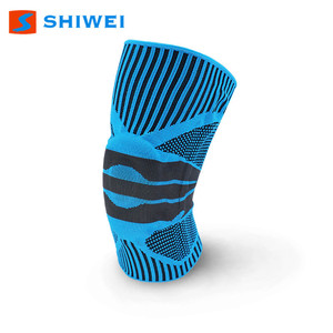 Shiwei Knee Pads Black And Blue Breathable Support For <b>Badminton</b> Outdoor Sports Unisex - Product Image 2