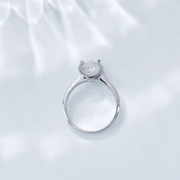 Bagues de fiançailles classiques en platine Pt950 avec diamant de laboratoire, motif tête de taureau, essentielles pour les mariages, polyvalentes et élégantes, pour femmes