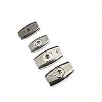 Factory Wholesale 304 316 Stainless Steel Oval Ferrule Wire Rope Crimp Sleeve Anti-Corrosion Rigging Fittings Multi-Purpose