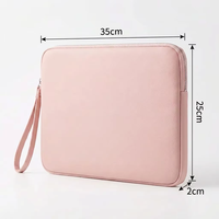 Housse pour ordinateur portable convertible en cuir PU souple de qualité supérieure BSCI, grande capacité, fine, imperméable pour MacBook Air/Pro 13 14 15 pouces
