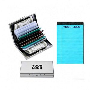 Estuche para Tarjetas de Identificación Personalizado con Grabado, para Regalos Promocionales de Empresas, Bancos y Abogados, con Logotipo y Nombre, Venta al Por Mayor - Product Image 1