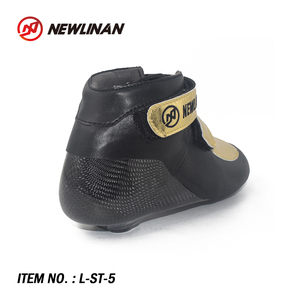 L-ST-5 Newlan Pattini da Velocità su <span class=keywords><strong>Ghiaccio</strong></span> per Short Track Suola Intermedia e Esterna in Carbonio Tomaia in Microfibra Invernale - Product Image 2