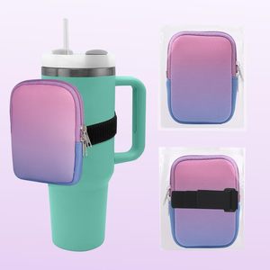 Women Storage Sleeve Tumbler Cup Pocket Gym Tumbler Pocket Mugs Bag <b>Water</b> Bottle <b>Pouch</b> - Product Image 6