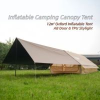 Vente flash : Tente de camping familiale imperméable et durable en Oxford pour 10-12 personnes, grand format, gonflable, pour le camping de luxe en plein air