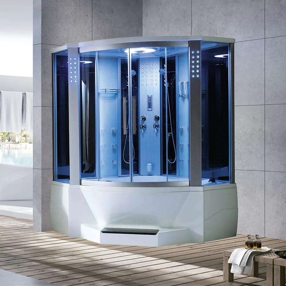 1660x1660mm aluminum frame beautiful steam room and shower stalls steam shower bathtub cabin