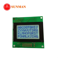 Modul LCD Abu-abu STN 10*4 Karakter 4-bit Paralel Pengontrol ST7066U 5V Lampu Latar Putih SMC1004
