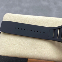 Expédition rapide, montre mécanique automatique pour homme en céramique noire de haute qualité, édition limitée, neuve, personnalisée, avec bracelet en caoutchouc fluoré 055