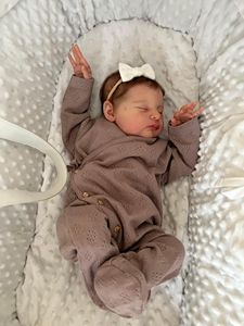 Barato caliente 19 pulgadas recién nacido tamaño ya terminado Bebe silicona Real Reborn Baby Doll para niñas niño niños Juguetes - Product Image 5