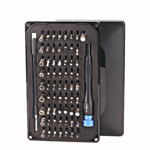 Juego de destornilladores 76 en <span class=keywords><strong>1</strong></span> Kit de herramientas de reparación Puntas de destornillador de precisión con bolsa portátil para teléfono/consola de juegos/tableta - Product Image 2