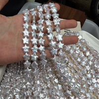 Perles d'eau douce naturelles blanches en forme d'étoile à cinq branches, brin lâche, qualité AAAA, 11 mm, pour la fabrication de bijoux, collier