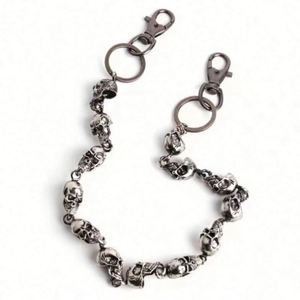 Vintage Punk Skull Zinc Alloy Heavy Waist <b>Chain</b> Men Cool <b>Jeans</b> Keychain Gothic Biker Fashion Accessories - Product Image 1