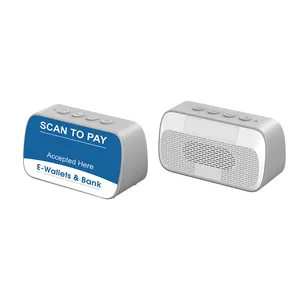 Hemipay Md711 Statische Qr Code Betaling Speaker Met Lcd-Scherm Een Nieuwe Betaling Oplossing Voor Elk Land