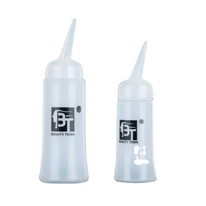 5 Unzen 10 Unzen Squeeze LDPE Haar applikator Kunststoff Wasser flasche mit Düsen mund abdeckung Kappe für die Haarpflege verwendet