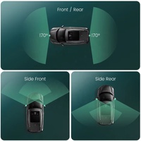 Caméra GreenYi AHD 1080P avec vision nocturne, vue arrière/côté/avant 170° °   Câblage de caméra à objectif fisheye pour aviation