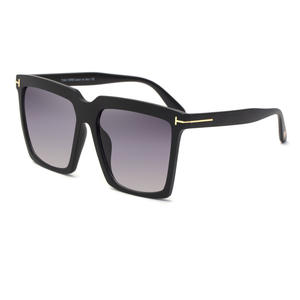 Nuevas Gafas de Sol Polarizadas con Marco Cuadrado UV400 para Mujer, Gafas de Conducir Grandes y Modernas para Exteriores, Marco Negro, Lentes de PC - Product Image 5