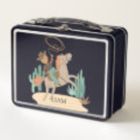 Boîte à lunch en métal à charnière de qualité alimentaire imprimée sur mesure, petite boîte pour enfants, boîte à outils en métal avec poignée