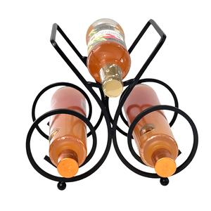 Nuevo Diseño de Botellero Metálico de 2 Niveles, Organizador de Botellas de Vino para Encimera, Estante Exhibidor de Botellas - Product Image 2