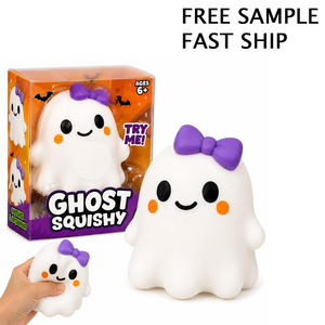 Juguete Antiestrés Personalizado con Logotipo de Fantasma, Suave y de Ascenso Lento, de 5.7 Pulgadas, para Niños/Adultos, para Fiestas de Halloween - Product Image 1