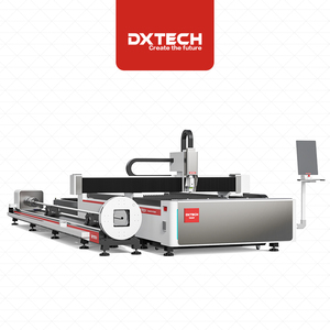 Metal Tube Plate Laser Cutter <b>Cnc</b> Dual Platform Fiber Laser <b>Cutting</b> <b>Machine</b> for Stainless Steel 3015 4KW - Product Image 1