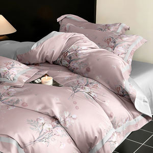 유럽 스타일 이불 세트 친환경 세탁 침대 시트 이불 도매 재고 있음 가정용 - Product Image 2