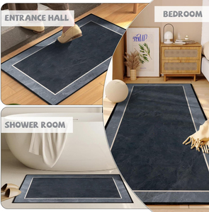 Tapis de sol de cuisine doux, modernes, lavables, imperméables, résistants à la saleté, antidérapants, faciles à nettoyer, en cuir PU, adaptés aux animaux domestiques, 6 mm - Product Image 5