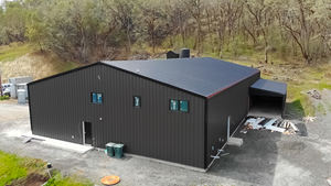 Высококачественный Современный Промышленный Металлический Склад, австралийский Набор для сарая, сборные строительные материалы, легкая сварка, резка - Product Image 3