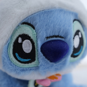 Venta caliente lindo púrpura azul cosido felpa llavero dibujos animados Anime muñeca bolsa colgante llavero ornamento - Product Image 2