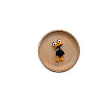 Mini poupée à câliner, Poupée Clown Canard à long cou, Crochetée à la main, Vêtements et accessoires pour poupée Zsiga, Petite tenue en tissu pour BJD, Miniature 6 points 1:6