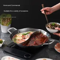 Yolecen Commercial Double Couche Martelé Or Craquelé Pot 50L Unique Divers Cuisinières Compatibilité Composite Acier Lotus