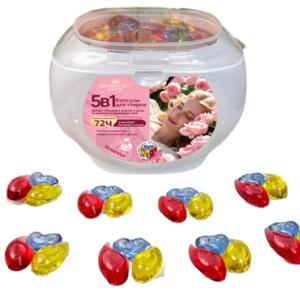 61 Cápsulas de Gel para Lavandería con Fragancia Duradera 3 en 1, Detergente en Cápsulas para el <span class=keywords><strong>Hogar</strong></span>, Venta al por Mayor - Product Image 5