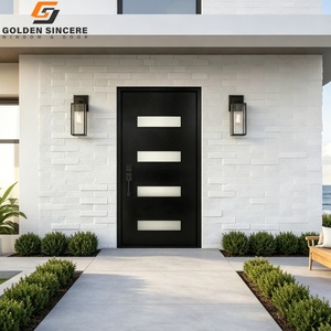 Porte d'entrée commerciale de style moderne GS, en métal fini, pour les entreprises - Product Image 5