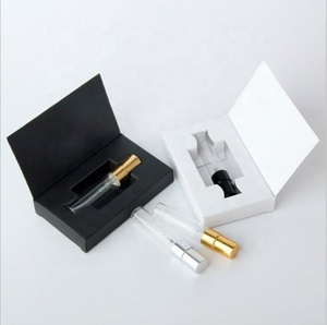 10ml Perfume Spray Bottle With Paper <b>Box</b> Packing White Card Paper <b>Black</b> Card Paper Glass Perfume Bottle - Product Image 5
