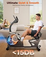 MINGZHI MYJ-043 Vélo d'exercice inclinable intelligent avec écran LCD, application, poignée de fréquence cardiaque en acier, construction magnétique, roue arrière