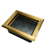 Offre Spéciale 2600W Intérieur Coréen Infrarouge Électrique BBQ Grill Table Commercial En Acier Inoxydable Rectangulaire Hôtels Restaurants